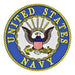 US Navy Symbol Patch is 3-1/16" round