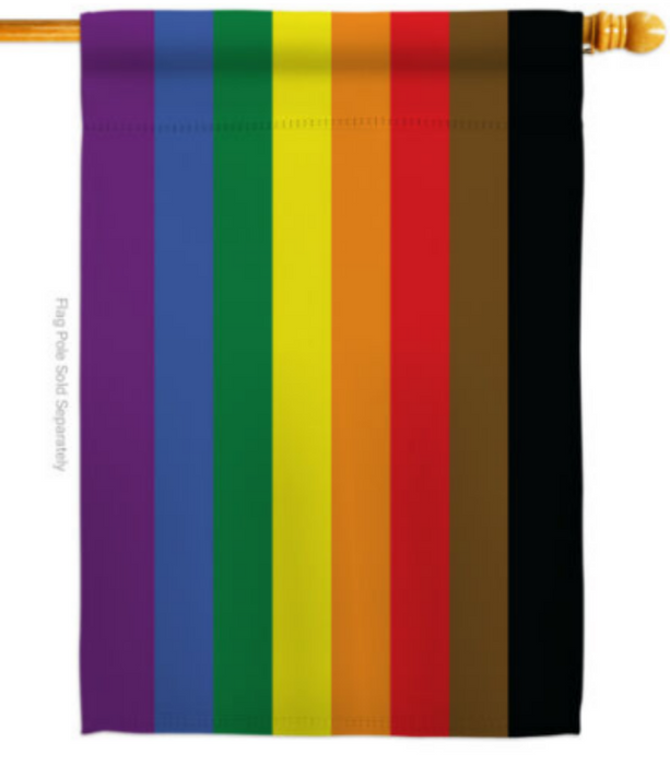 Philadelphia Rainbow Banner Flag