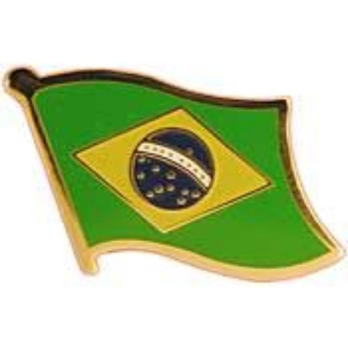 Brazil Flag Lapel Pin