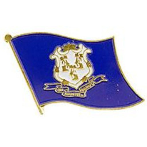 Connecticut Flag Lapel Pin