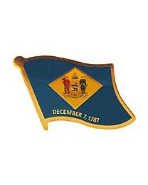 Delaware Flag Lapel Pin