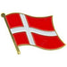 Denmark Flag Lapel Pin