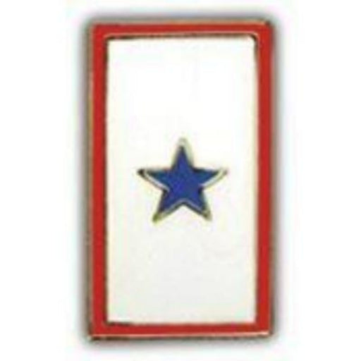 Blue Star One Family Member In Service Lapel Pin