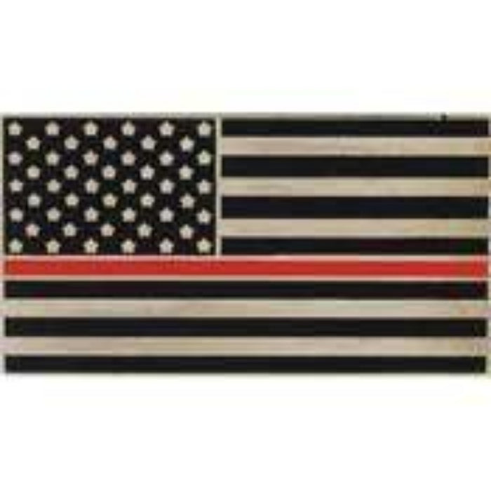THIN RED LINE US FLAG LAPEL PIN