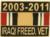 IRAQI FREEDOM VET RIBBON LAPEL PIN