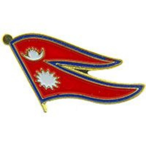 Nepal Flag Lapel Pin