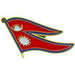 Nepal Flag Lapel Pin