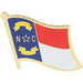 North Carolina Flag Lapel Pin (small)