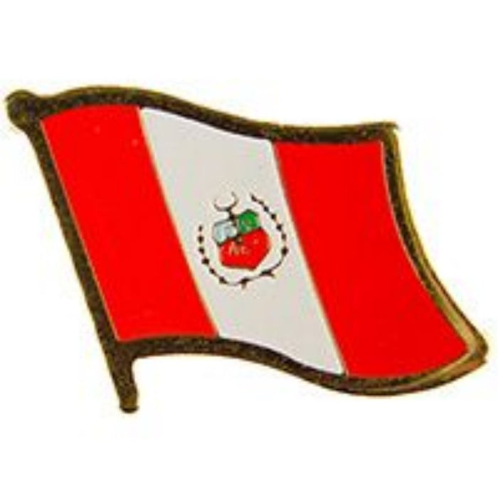 Peru Flag Lapel Pin