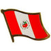 Peru Flag Lapel Pin