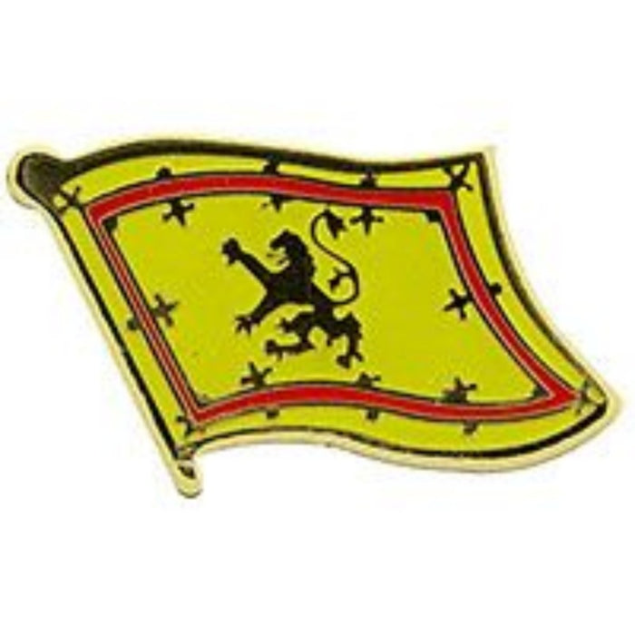 Scotland Rampant Lion Flag Lapel Pin