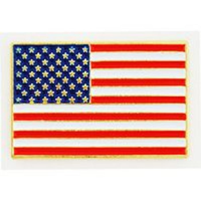 1" Traditional USA Flag Lapel Pin