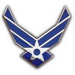 US AIR FORCE WINGS LAPEL PIN (REG)