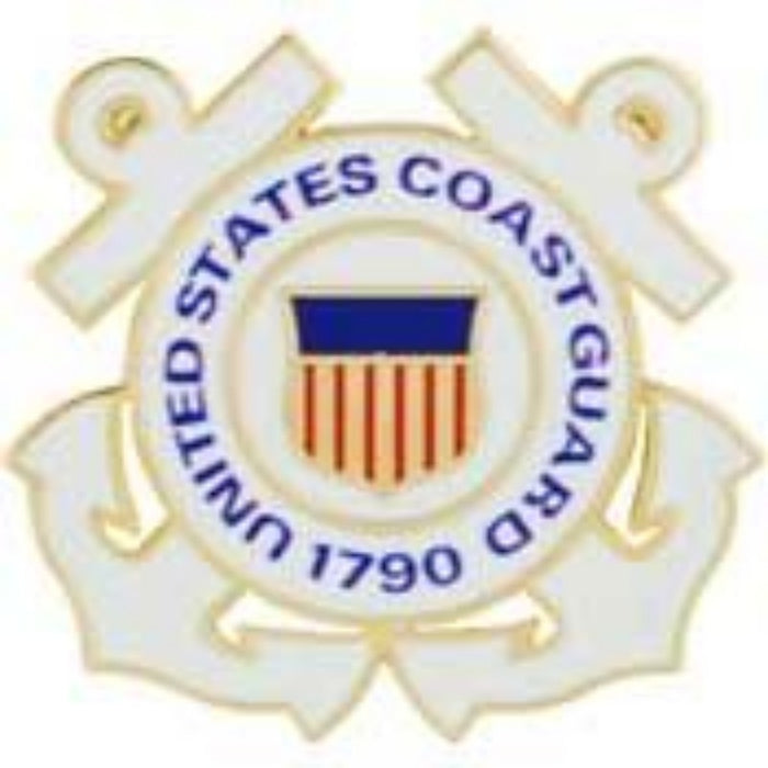 US Coast Guard Anchor Logo Lapel Pin