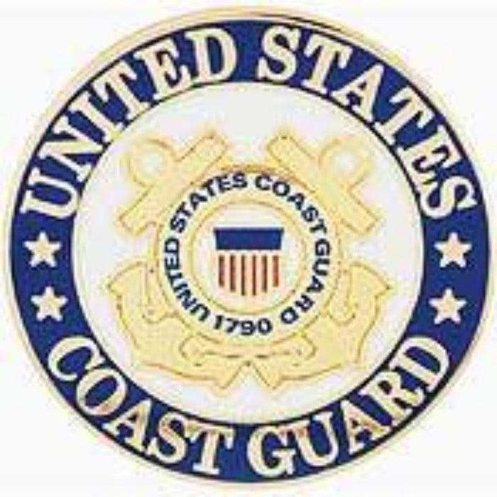 US Coast Guard Logo 1 Inch Lapel Pin – Ace Flag & Visual Promotion