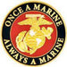 US Marine Corps "Once A Marine" Lapel Pin