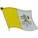 Papal flag of Vatican City Lapel Pin