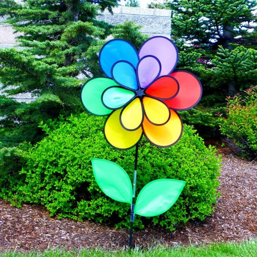 12 Petal Rainbow Flower Spinner