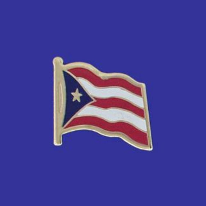 PUERTO RICO WAVING FLAG LAPEL PIN