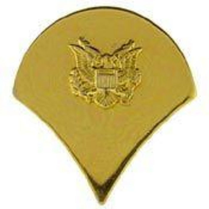 US Army E-4 Specialist Gold Lapel Pin