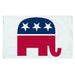 3x5' Nyl-Glo Republican Flag
