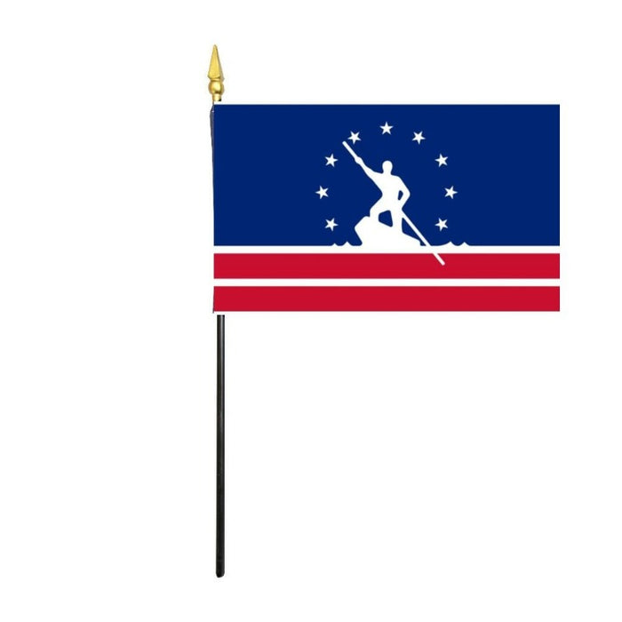 4x6" Richmond, Virginia Stick Flag
