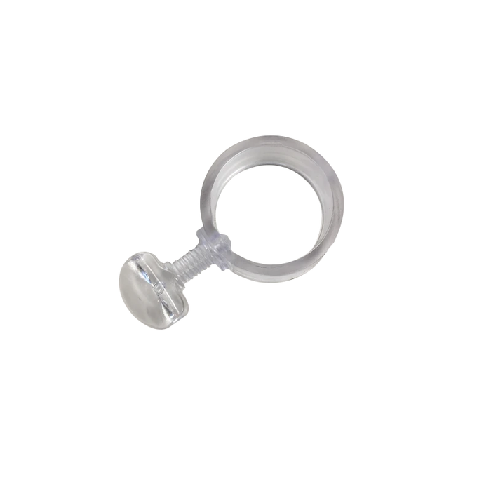 Stationary Ring for Rotating Spinner Flagpole