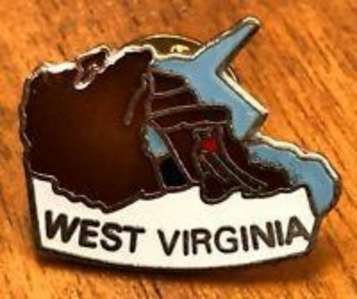 West Virginia Shaped Lapel Pin