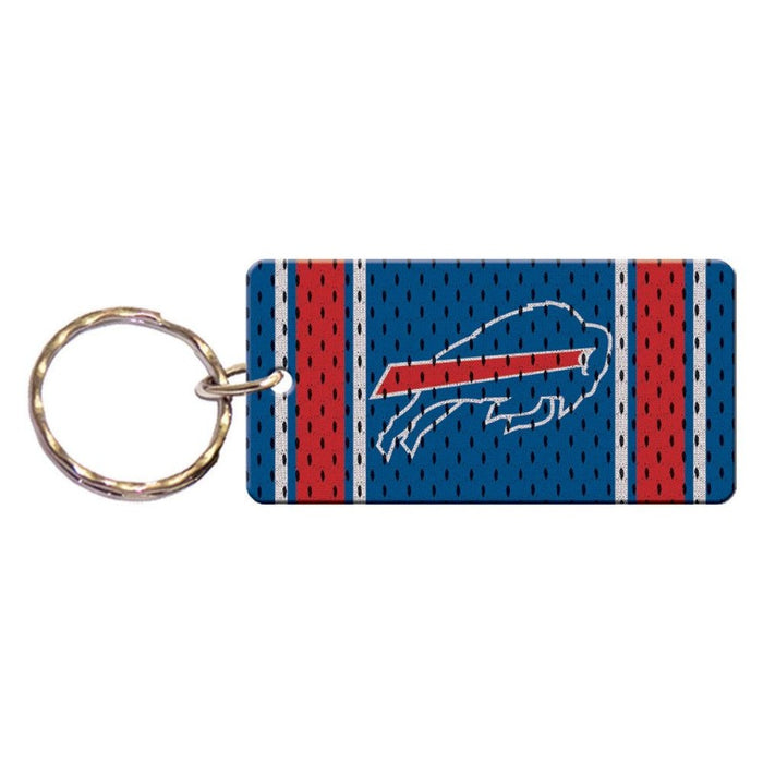 Buffalo Bills Jersey Rectangle Keychain