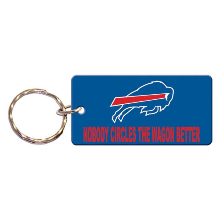 Buffalo Bills Slogan Rectangle Keychain