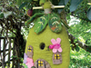 Fairy House Felt Birdhouse in use