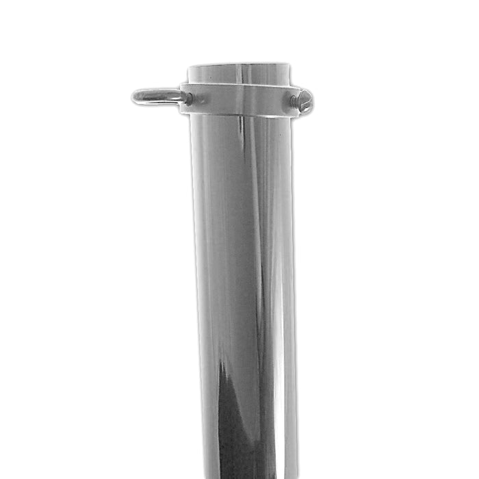 9'x1 1/4" Silver Indoor/Parade Pole