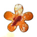 Orange Small Copper Enamel Flower Pick