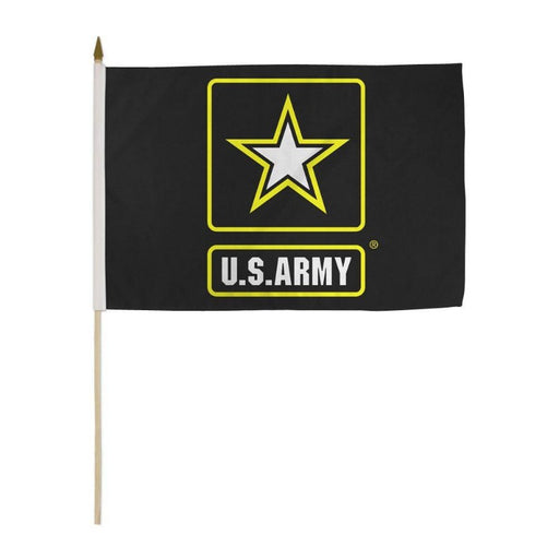 12x18" US Army Star Logo Stick Flag