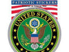 US Army Emblem Round Sticker