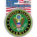 US Army Emblem Round Sticker