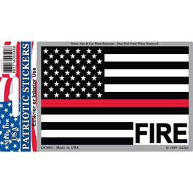 Thin Red Line Holographic Sticker
