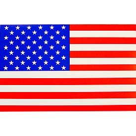 5"x8" US Flag Sticker