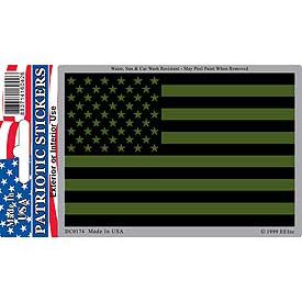 USA Flag Subdued Sticker