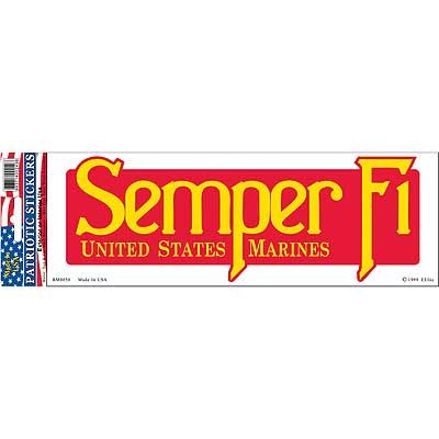 US Marine Corps "Semper Fi" Bumper Sticker