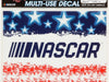 patriotic themed nascar logo decal