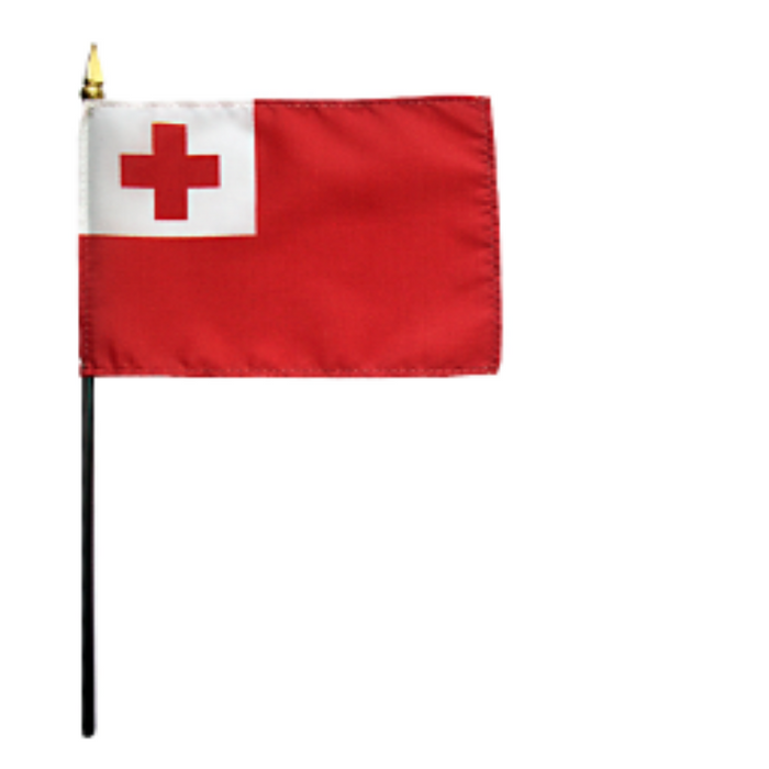 4x6" Tonga Stick Flag