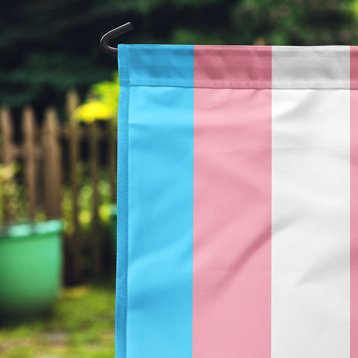 Transgender Pride Garden Flag