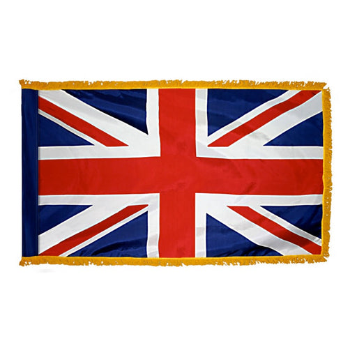 3x5' United Kingdom Indoor Flag w/ Fringe