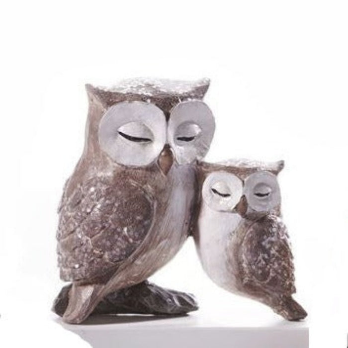 Owl Animal Family Figurine