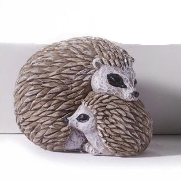 Hedgehog Animal Family Figurine