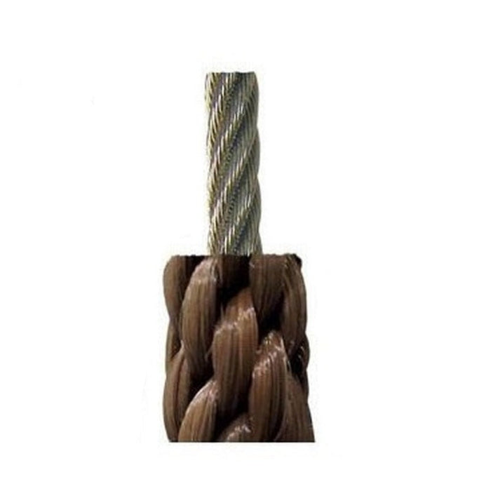 5/16" BROWN WIRE CORE HALYARD FOR FLAGPOLES