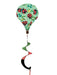 green wind balloon with ladybugs and red and green tail