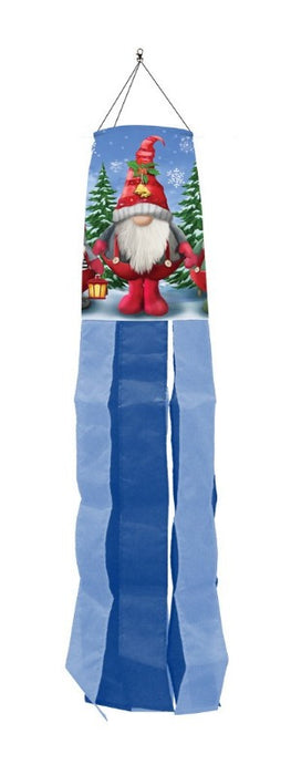 50" Winter Gnomes Windsock