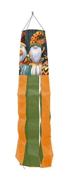 50" Fall Gnomes Windsock